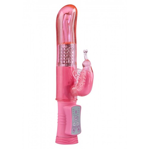 Vibratore rabbit rotante fallo